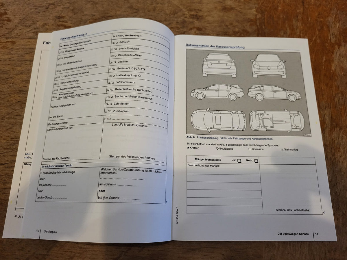 VW Volkswagen Serviceheft Serviceplan NEU BIANKO Deutsch german vw-volkswagen-serviceheft-serviceplan-neu-bianko-deutsch-german