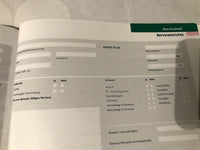 Mercedes-Benz Serviceheft, Serviceplan, Servicebook Deutsch (German)