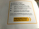 OPEL Plan d'Entretien Serviceheft Serviceplan français French