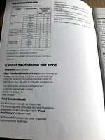 Ford Serviceheft, Serviceplan Deutsch